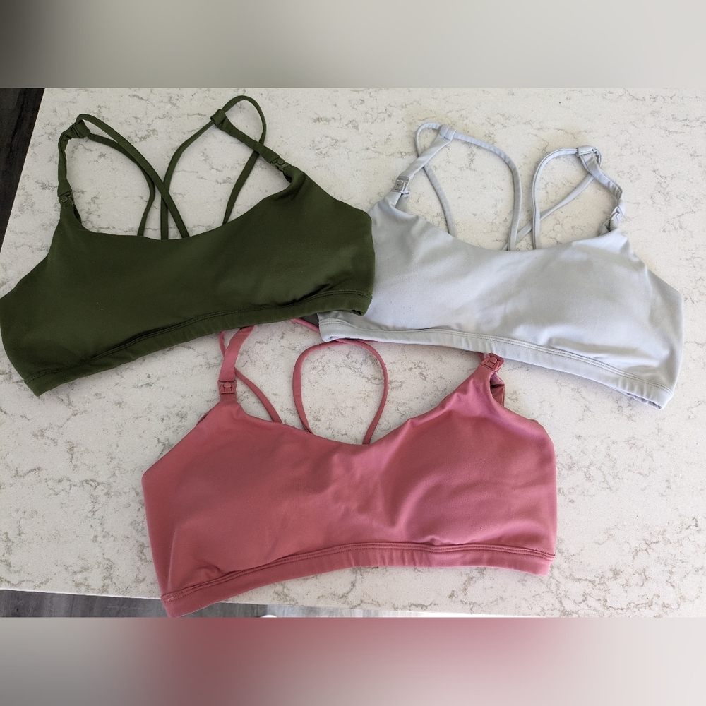 Anook athletics nursing bras large (12-14)